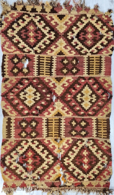 Size:50×90cm,
East anatolia,Erzurum .
......
Until the end of the month (February 29), I will apply 10% 20% 50% discount on the rugs in my collection. Why don't you rush to get one?   