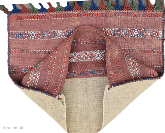 Size: 55x67 cm,
Old bagface .
Turkmen tekke .                          