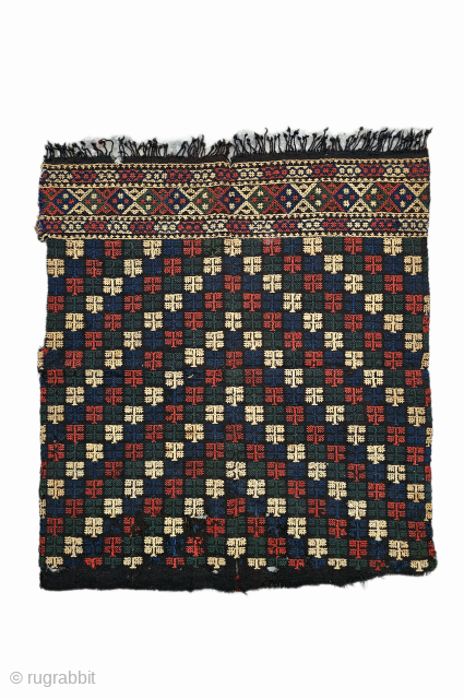 Size ; 57x60 cm
West anatolia, Balıkesir (önlük)
A legacy from beyond time... 
​This story dates back to the early 1800s, perhaps even earlier. It is an apron (önlük) worn by the skillful women  ...