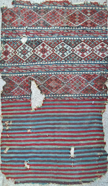 East anatolia, Antep region.
Very old .
All natural dyes .                        