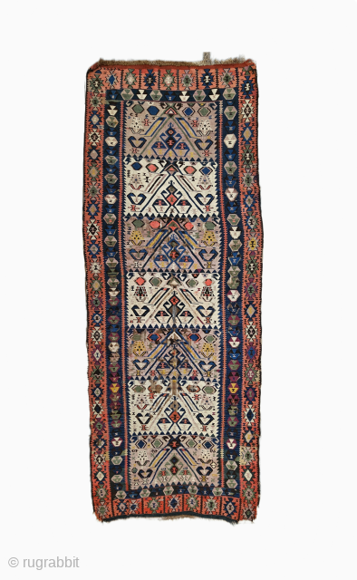 Size ; 128x320 cm
East anatolia, Erzurum or Kars ...

One of the most breathtaking displays of Anatolian artistry I have ever encountered. This Erzurum/Kars kilim is a living testament to the early 19th  ...