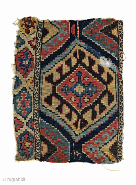 Size ; 42 x 55 cm
Old Caucasian fragment 
Early 1800s
Detailed information Dm 
arisoylarmobilya@gmail.com                    