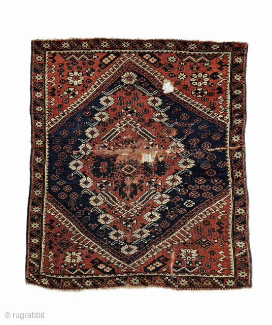 I've never come across a Bergama rug with such a soulful, imperfect beauty! I think it dates back to 1800 or earlier, and it's full of deep, rich, and powerful dyes ...
What ...