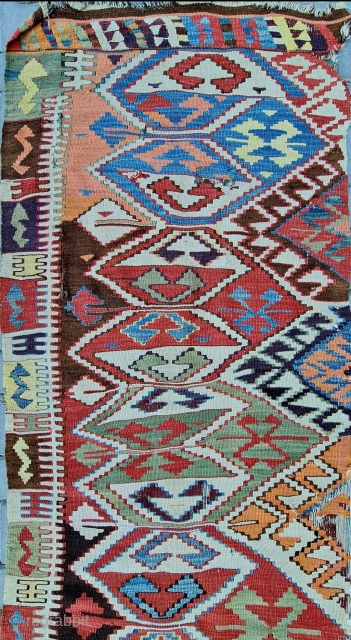 Size : 90x254 cm,
West anatolia , Isparta .kilim
                         