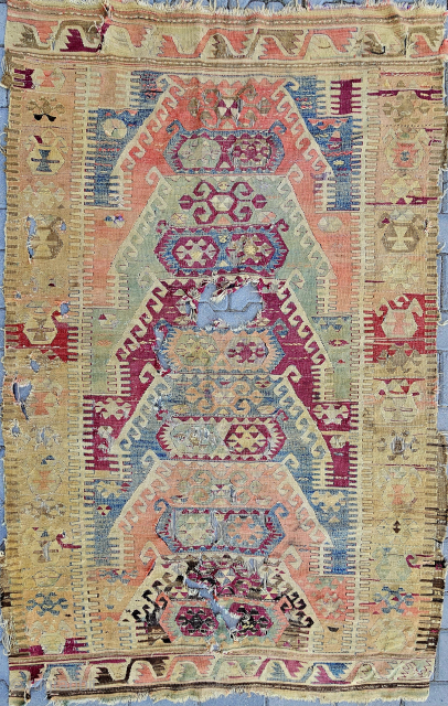 Size ; 120 x 202 cm,
Central anatolia, Eskisehir (Yazilikaya)
Early 1800s
                       