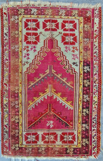 Size : 110 x 167 cm,
Central anatolia, Mudjur .                        