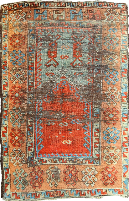 Size : 108 x 152 cm,
Central anatolia, Konya (ladik).
Ca 1800s                       