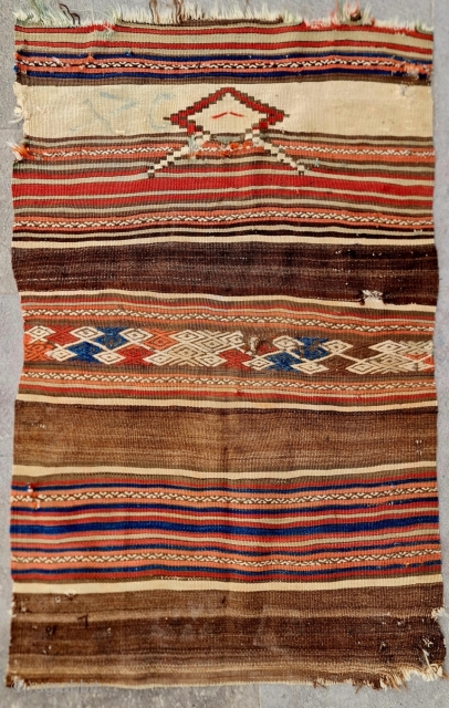 Size: 80x125 cm,
Central anatolia, Konya (Karapinar) kilim                          
