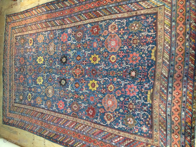 Antique,Old,Used,Handmade Karabagh Rug.
So Attractive Design,Clean,Ca:1920
Size:500 Cm by 313 Cm
                        