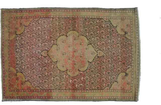 Antique Mishan malayer rug,around 100 years old,size:203cm by 138cm
                        