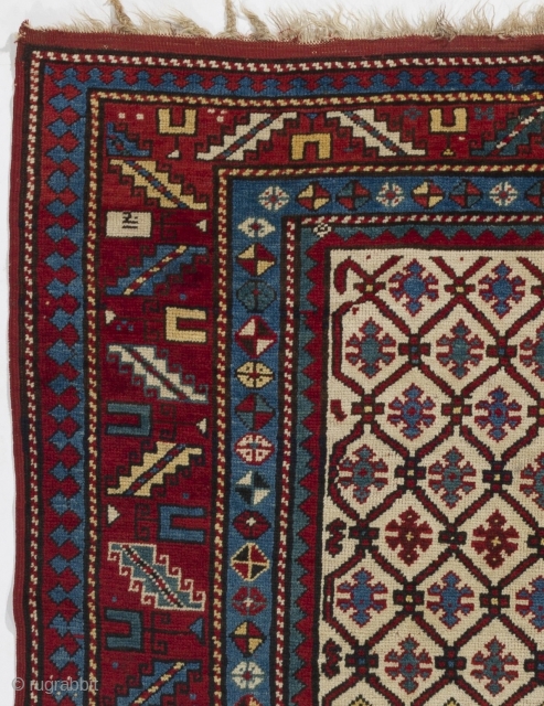 Caucasian Kazak Rug, 49x85 inches (123x216 cm), late 19th century, original good condition with full pile, no repairs or issues. http://rugspecialist.com/shop/12-antique-rugs?id_category=12&n=204            