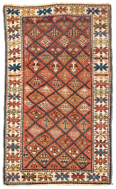 Small Daghestan Rug, 28x45 inches (71x115 cm), late 19th Century. no: A158





                     