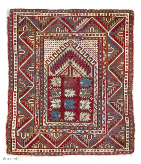 Anatolian Prayer Rug, 100x112 cm                            