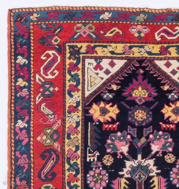 Gendje Rug, South Caucasus,  3.4 x 5.3 ft (102x160 cm)                      