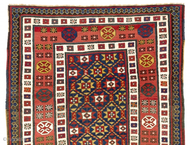 Talish Runner, South East Caucasus, ca late 19th Century.  3.8 x 8 ft (111x240 cm). Please ask for a super high resolution image.         