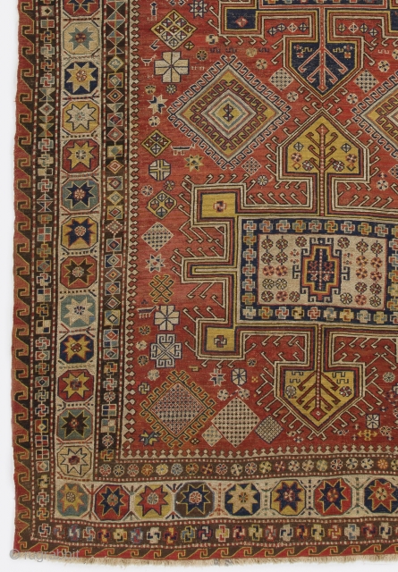 Caucasian Soumakh Rug, 5'7" x 10' (170x305 cm), 19th Century. Please ask for a catalog.                  