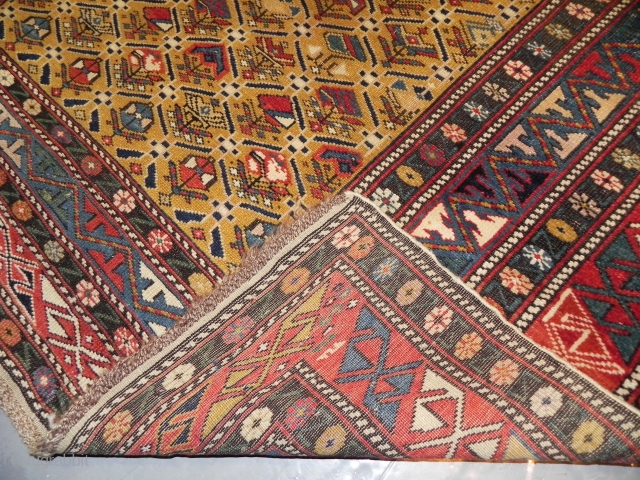 Antique Caucasian Shirvan Rug, 5.6 x4.1 ft, second half 19th Century, excellent original condition.                   