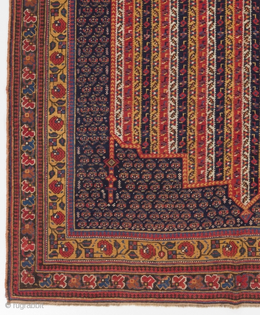 Afshar Rug with Moharramat design, South Persia, ca 1870, 5'3" x 8'6" (160x260 cm)                   