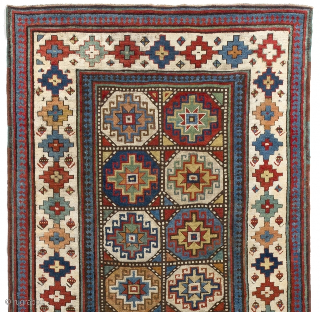 Moghan Runner, 4.2 x 13.7 Ft (126x415 cm), ca 1860.                       