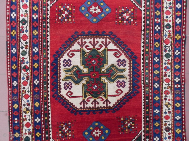 Caucasian Kazak Rug, 8.3x5.1 ft (255x157 cm), second half 19th century, excellent condition. www.rugspecialist.com                   