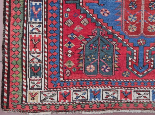 Caucasian Shikli Kazak Rug, 8.2 x 4.3 ft, good condition, late 19th century. www.rugspecialist.com                   