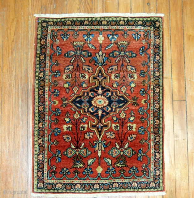 Antique Persian Sarouk Ferehan Mat, 1'10'' x 2'7'' . Full Pile Condition, Great texture and patina

https://jdorientalrugs.com/19th-century-sarouk-ferehan-rug/id/9115                 