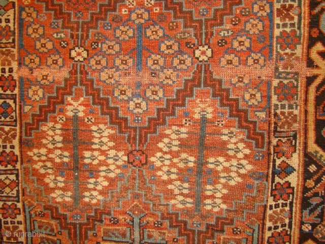 NW Persian Kurdish long rug. 3'10"X8'4"                           