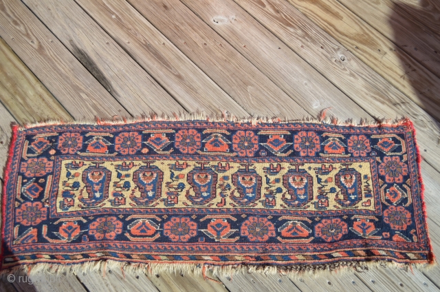  Afshari Mafrash panel in nice condition, measures 20" x 50 1/2"                     