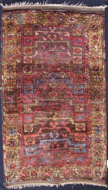 Antique Konya Yatak prayer rug.                            