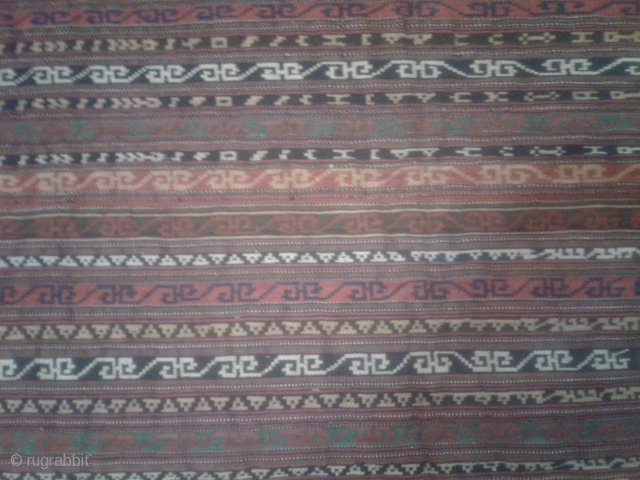Shahsavan jajim from first half 20th century (1900-1920).
size:75*175cm
wool on wool
in perfect condition.                     