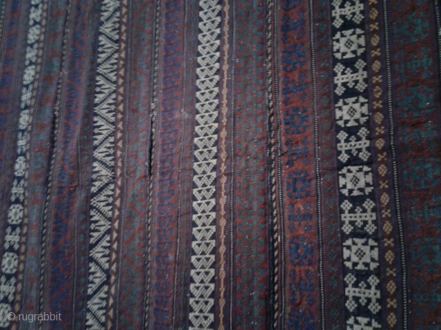 Antique Budjar-Iran jajim from end 19th century.
vegetable dye colors. 
103*163cm
shipping with UPS.                     