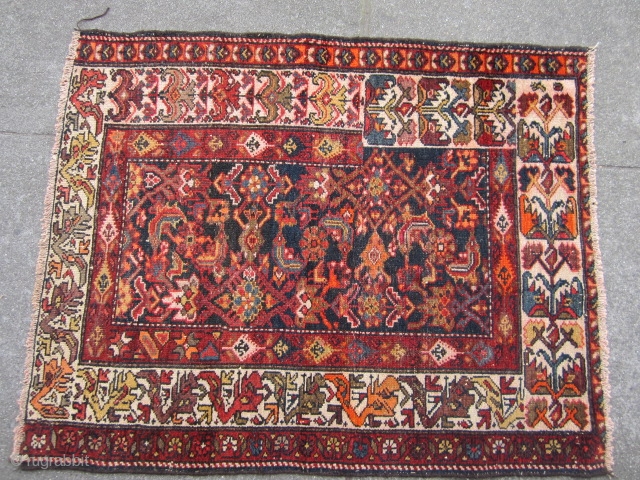 unusually old rug from malayer 3x4                           