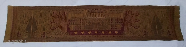 Palepai ship cloth lampung southern Sumatra 19 - 20th century please contact piguraart@gmail.com for more detail.
                 