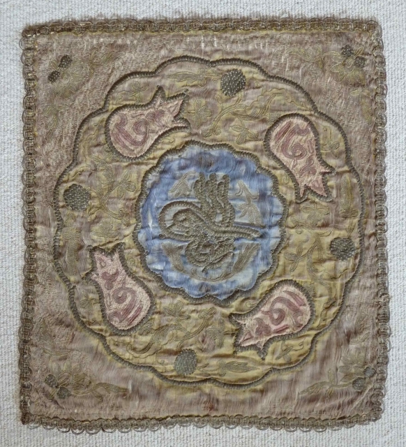 An Ottoman silk and metal thread bocha, late 19th century                       