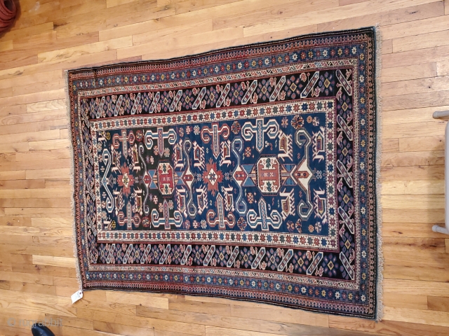 Size - 4 x 5'3
Origin - Caucasian, Prepadil
Circa - 1920
Rug # 29714                     