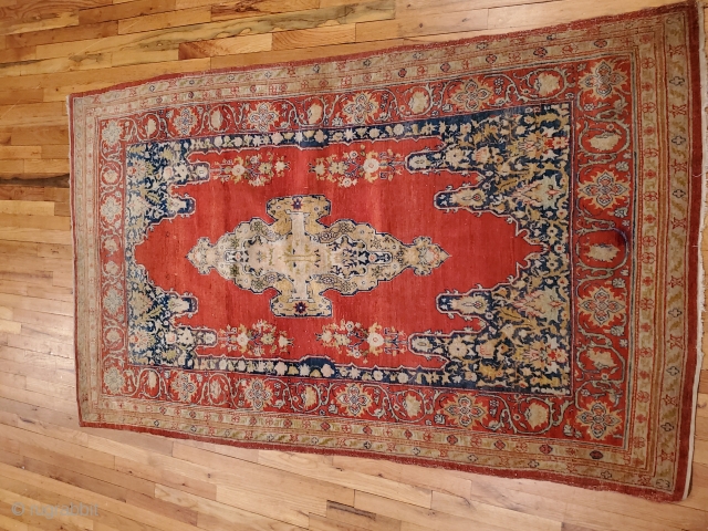 Size - 4'1 x 7'2
Origin - Turkesh Sivas
Circa - 1920
Rug # 28342                     