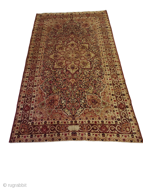 Origin: Lavar-Kerman ; Circa: 1900 ; Size: 7'0" x 12'0" ; Stock# - 37029

All pictures are authentic and un-edited.              