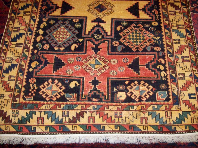 TTHREE MEDALIAN CAUCASIAN NOT ABOVE 100 YEARS SIZE:110*153 CM GOOD REPAIR WORK 
VEGITABLE COLOURS
JALAL CARPETS
21 CUSCADEN ROAD #01-06 SINGAPORE
              