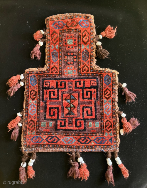 Baluch Pile salt bag.  Afghanistan.  All dyes natural.  Sweet piece with character.                  
