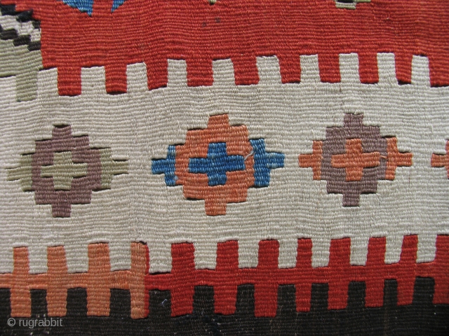 Nice Anatolian Prayer kilim, 19th century.                           