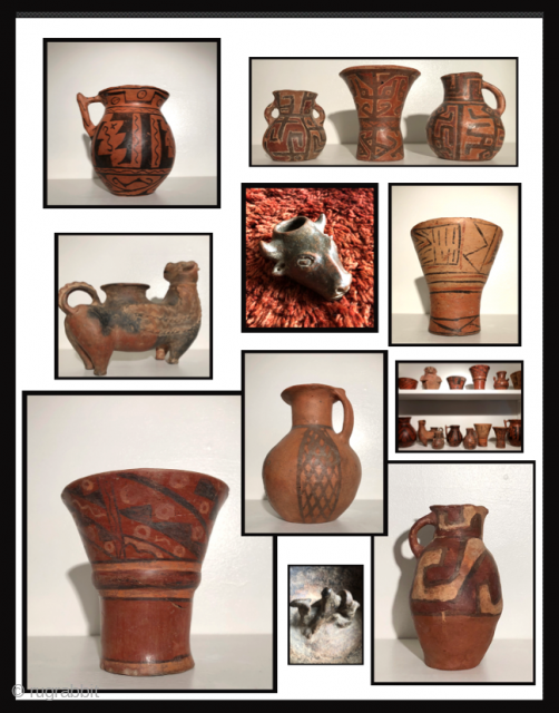 Extensive Collection of Altiplano ceramics and artifacts spanning the period between A.D. 500 - 1890.  Additional examples, images and information available upon request.         