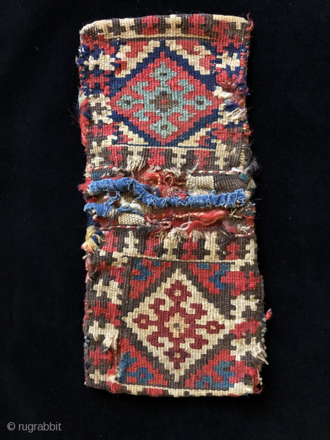 Complete set of miniature Kurdish bags. N.W. Persia - 19th century.  Size 7 x 15 inches.   All colors are good and natural.   A sweet little set of  ...