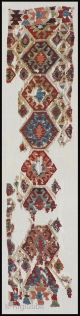 Early Anatolian kilim. This kilim is definitely an 18th century example if not earlier.  Certain colors and weave characteristics indicate this.  The images do not really capture the true colors.  ...