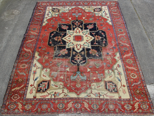 Very fine, antique 'Serapi' Heriz carpet 9'3" x 11'10" / 291 x 363cm
More information at www.jamescohencarpets.com
                 