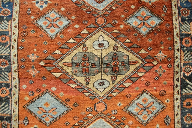 Very good condition Heriz rug, fine quality, lovely ginger/terracotta ground colour. 122 x 182cm / 4'2" x 6'1"
Please contact for more information +44 7747 61 02 48 by WhatsApp or email jamescohen50@hotmail.com 