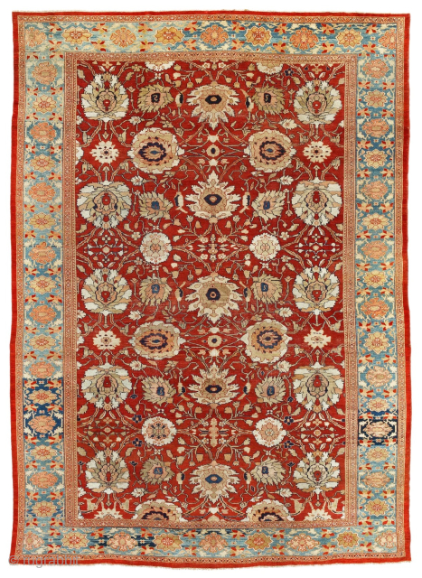 Superlative antique Ziegler & Co carpet circa 1890 385 x 540cm / 12'8" x 17'8"