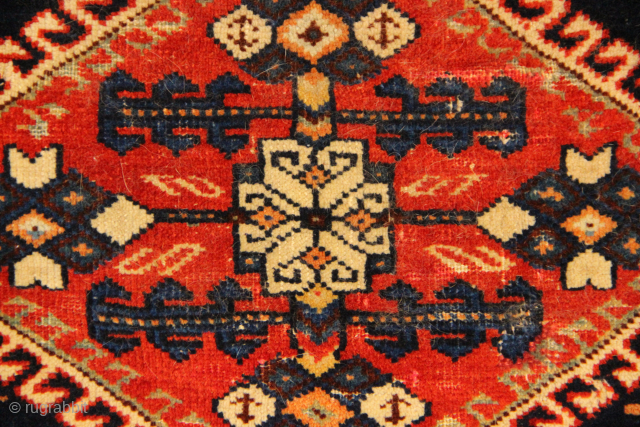 Extra large Afshar cargo bag. Beautiful colour and great, glossy wool. approx 100 x 80cm / 3'3" x 2'10"              