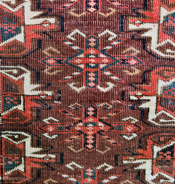 Antique Turkman chuval (Yomud?, P-Chodor?) 99cm x 50cm
Contact jgz10101@gmail.com