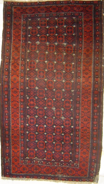 Do-Gulli Baluch, 125 x 218 cm One the oldest of its kind.
please email jbatki@twcny.rr.com
Deep glowing colors impossible to see in my poor photos          