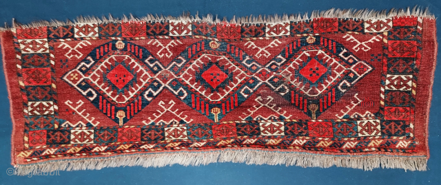 Rare Antique Charshangu Middle Amu Darya torba. USD 825.- includes shipping in the U.S. Please check out my other antique Turkmen tribal rugs and trappings posted here and contact me directly at  ...